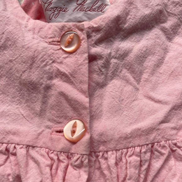 Vintage Maggie Mackall cotton pastel one piece  romper 12 months snap crotch - Picture 4 of 7